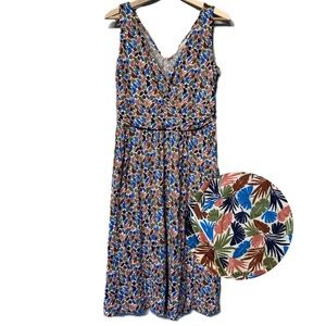 BODEN | Women’s Effie V-Neck Jersey Midi Dress